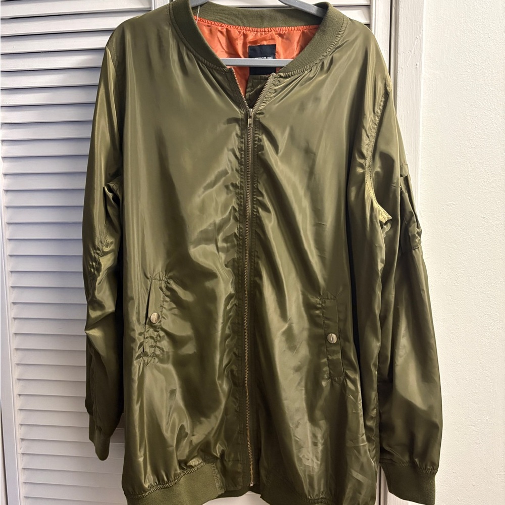H&M Olive Green Bomber Jacket